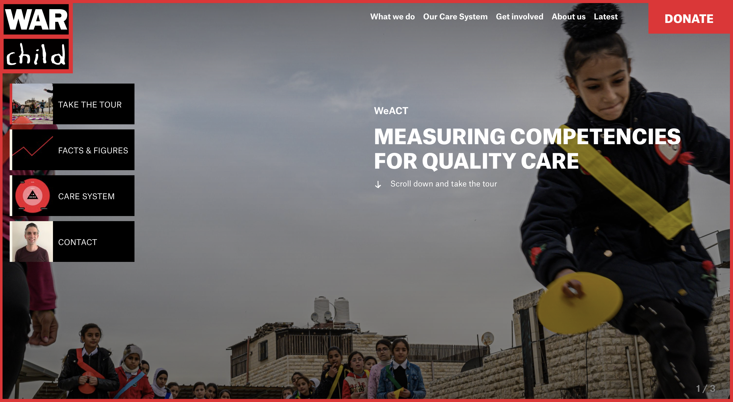 WeACT site from WarChild Holland