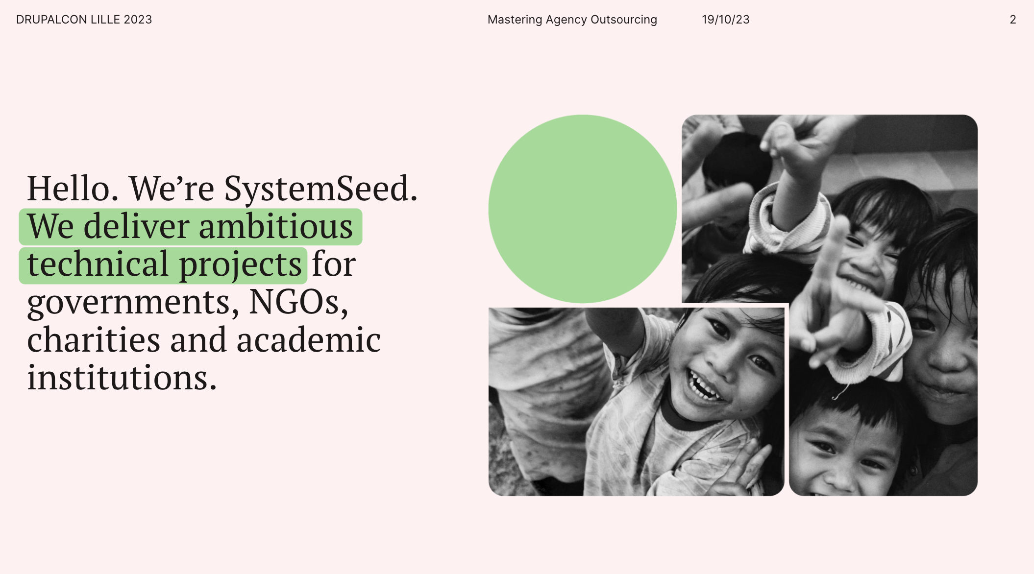 SystemSeed on DrupalCon2023