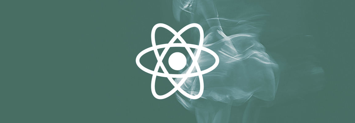 Dancer in motion during performance with blue filter overlaid React performance article header - part two. Image of dancer with React logo on top