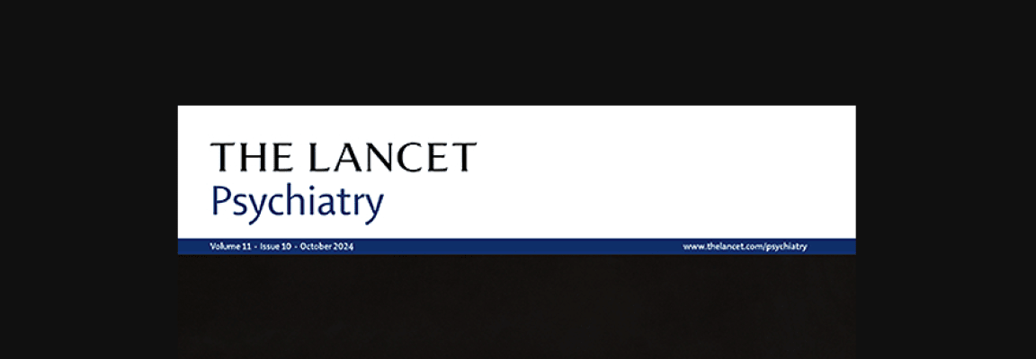 Masthead of The Lancet Psychiatry Image shows the title block from the cover of The Lancet Psychiatry magazine